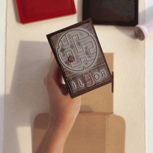 Packaging del set confezionato a mano